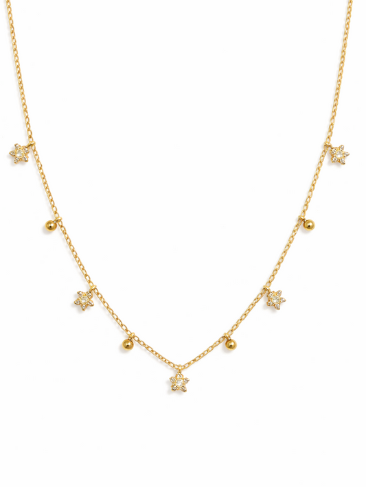 Double Layer Chain Drop Pendant (Copy) QROSH