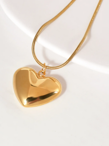 Gold Heart Pendant QROSH