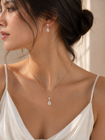 Dainty Dew Drop Pendant QROSH
