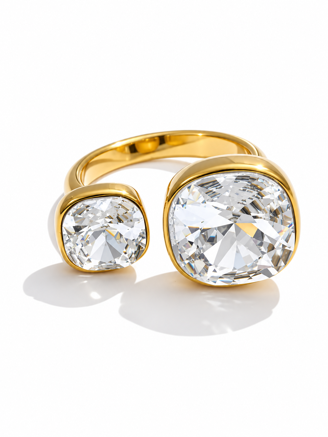 Double Stone Diamond Ring QROSH