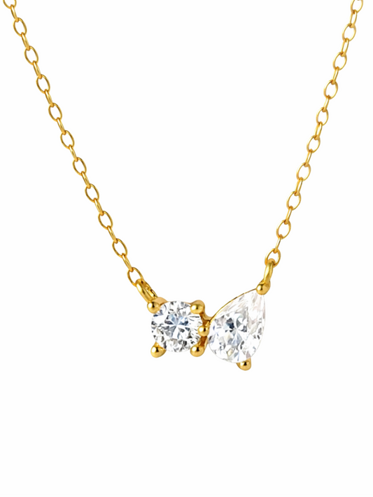 Double Layer Chain Drop Pendant (Copy) QROSH