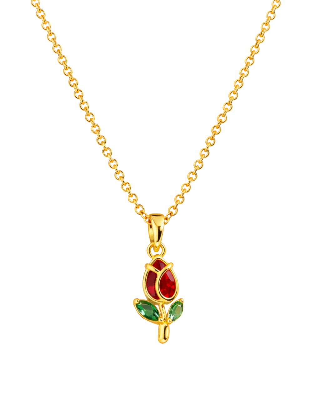 Rose Pendant Necklace QROSH