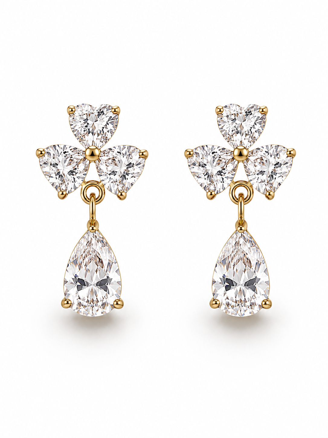 Celeste Bloom Drop Earrings QROSH