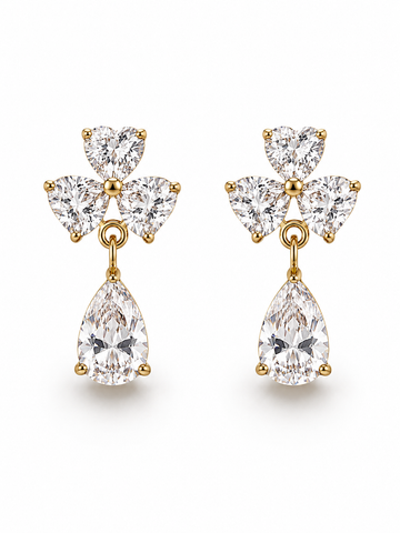 Celeste Bloom Drop Earrings QROSH