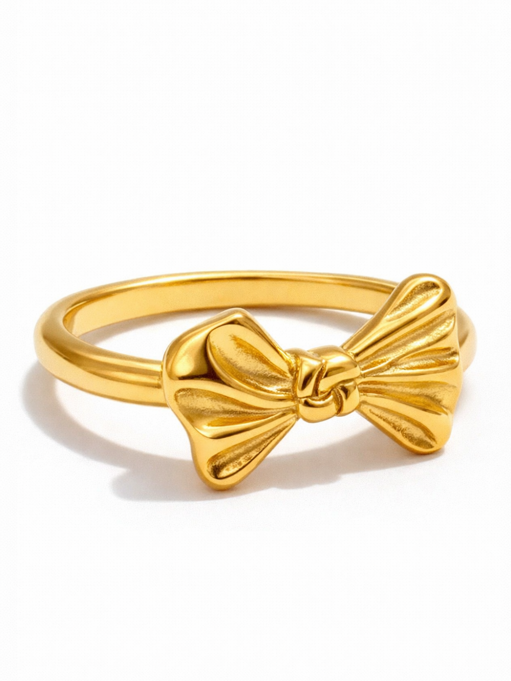 18K Gold Plated Bow Rings QROSH