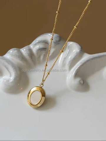 Double Layer Chain Drop Pendant (Copy) QROSH