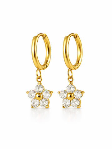 Gold Hoop Earrings QROSH