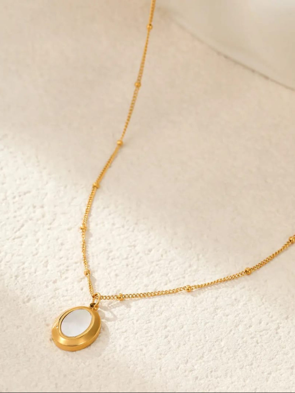 Double Layer Chain Drop Pendant (Copy) QROSH