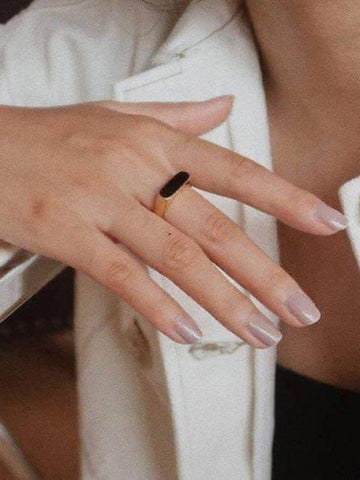 Dainty Adjustable Heart Ring QROSH