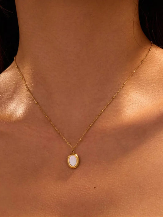 Double Layer Chain Drop Pendant (Copy) QROSH