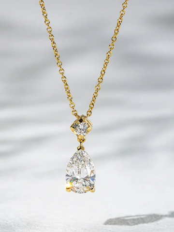 Double Layer Chain Drop Pendant (Copy) QROSH